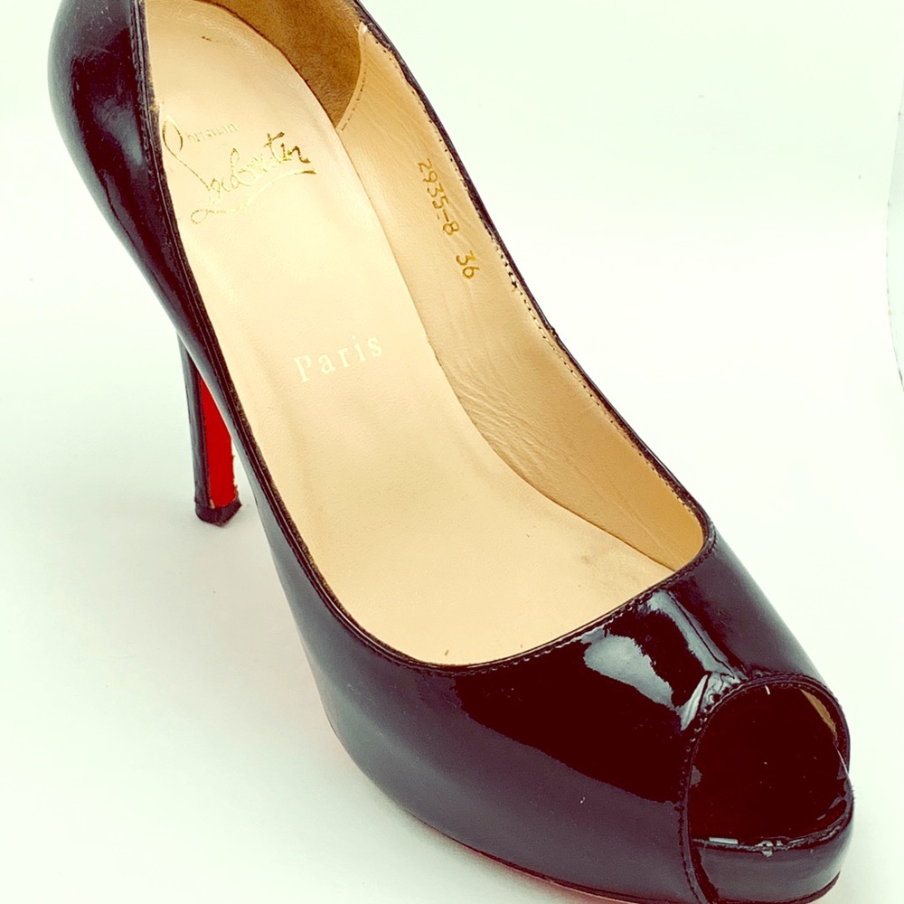 Patent Leather Black Louboutins